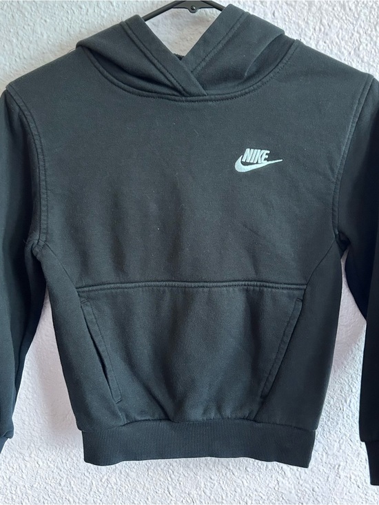 Nike Other - Nike Black Hoodie with White Swoosh Tag